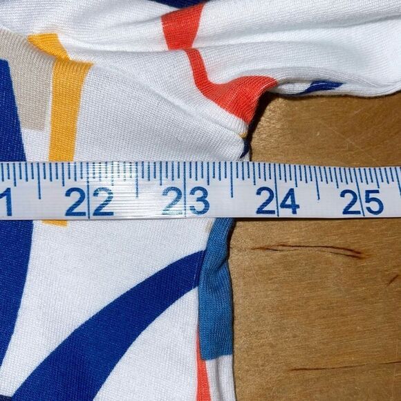 Chico’s Abstract Everyday 3/4 Sleeve Tee Size 4 US XXL‎ NWOT - Picture 8 of 10